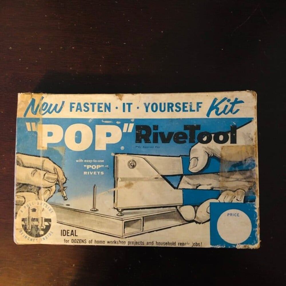 Vintage 1963 Pop Rivetool Rivet Tool Kit #103